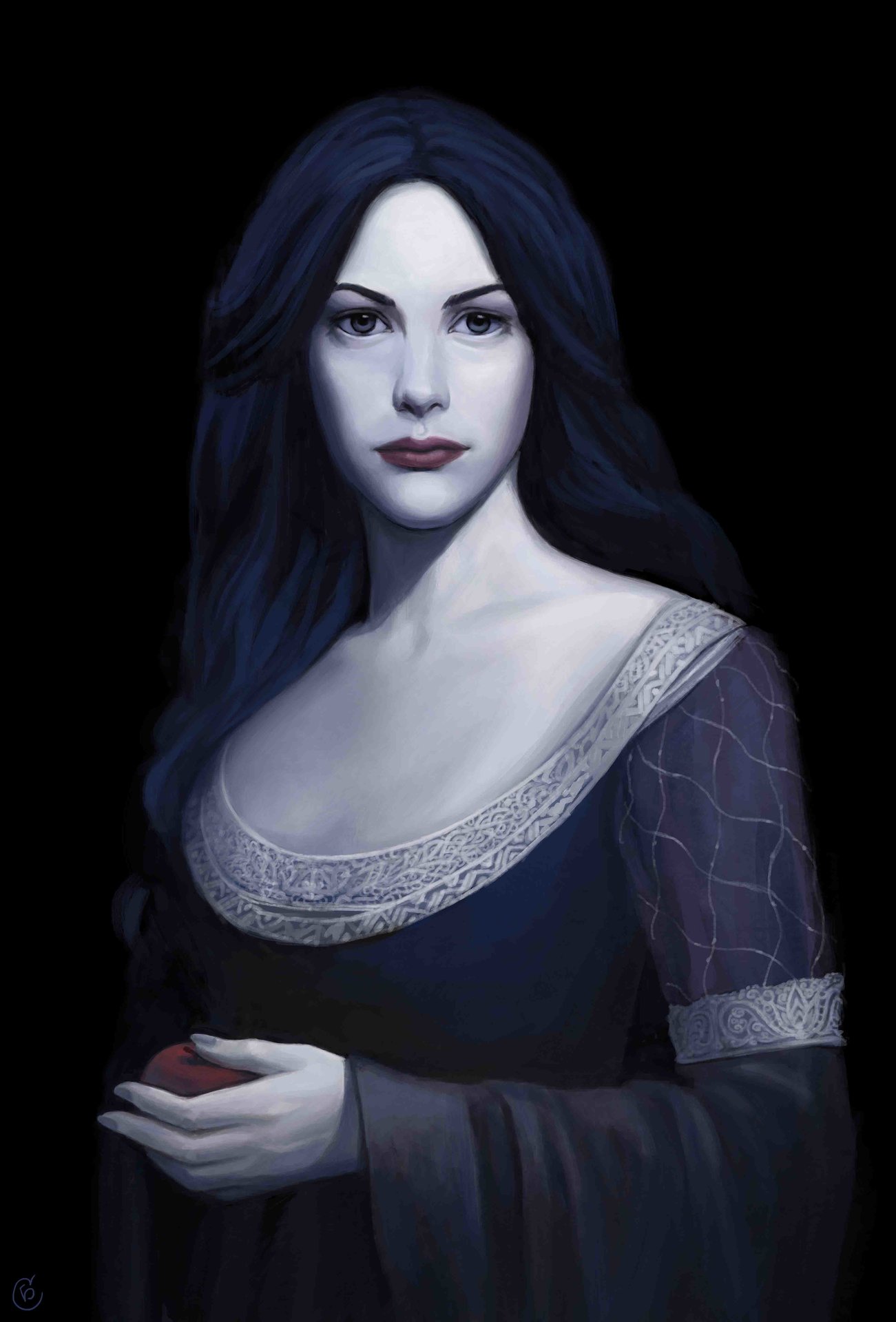 Genderbent rowena ravenclaw, portrait