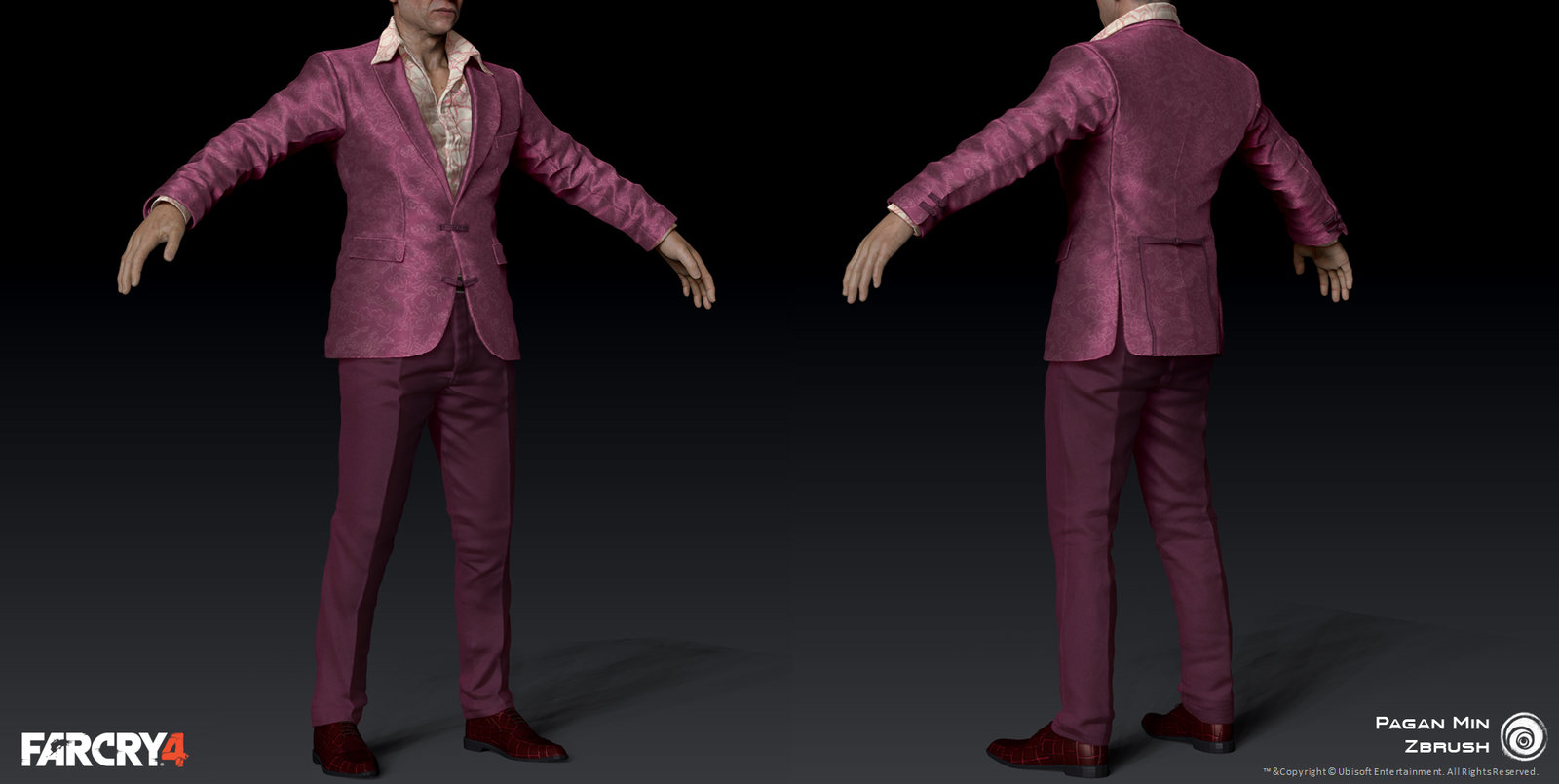 Pagan Min| Polypaint/Textured Zbrush