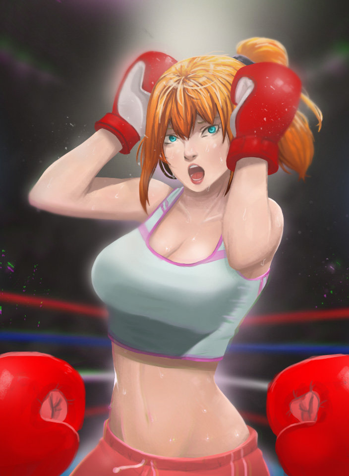 Boxing girl.