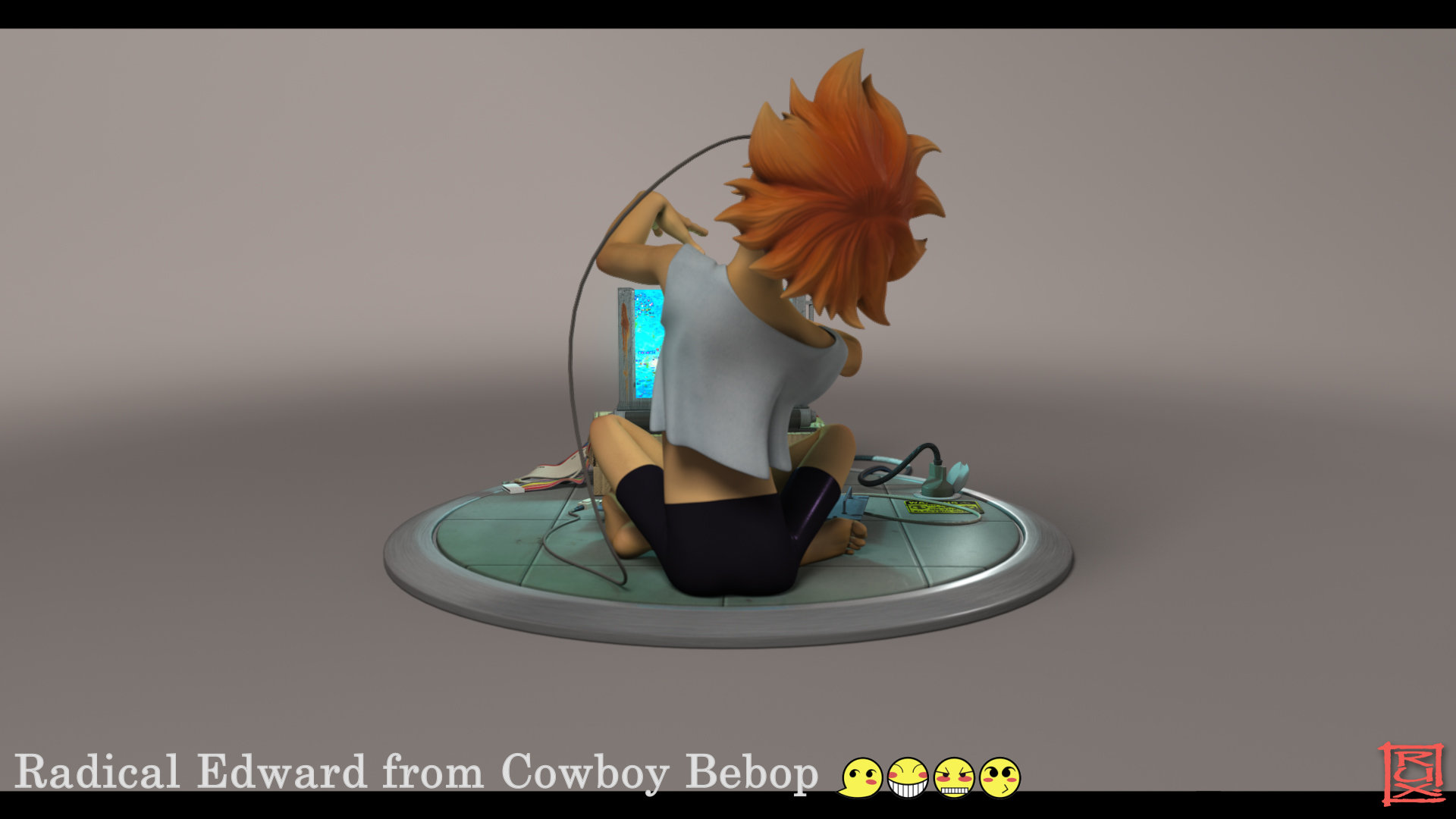 Artstation Radical Edward From Cowboy Bebop Romuald Isquierdo