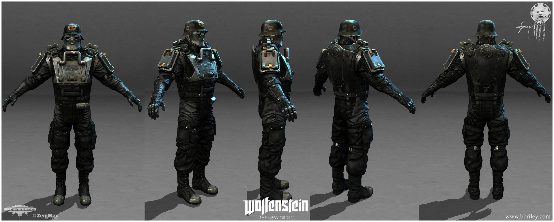 ArtStation - Assets for Wolfenstein The New Order