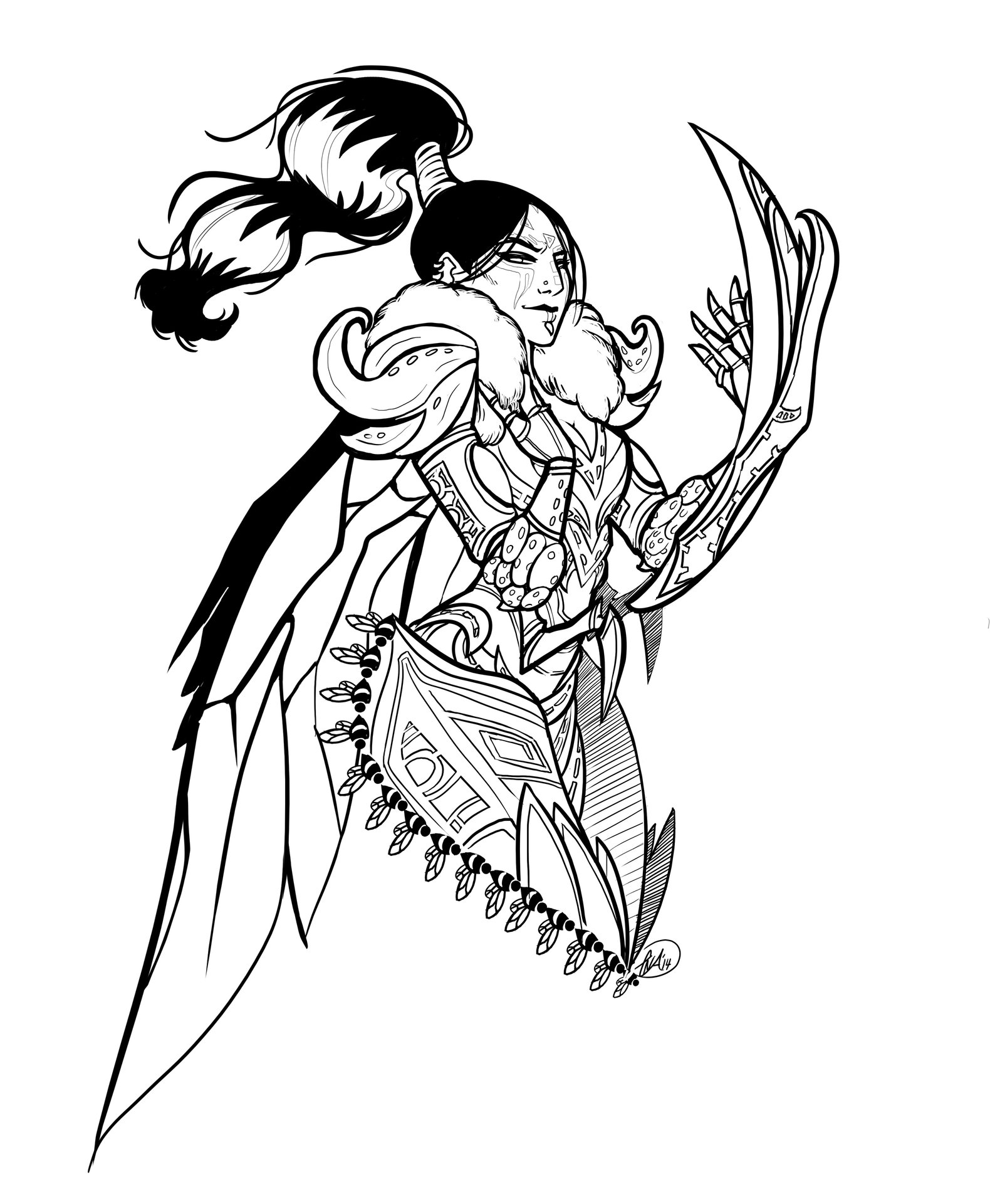 Smite Coloring Pages 10
