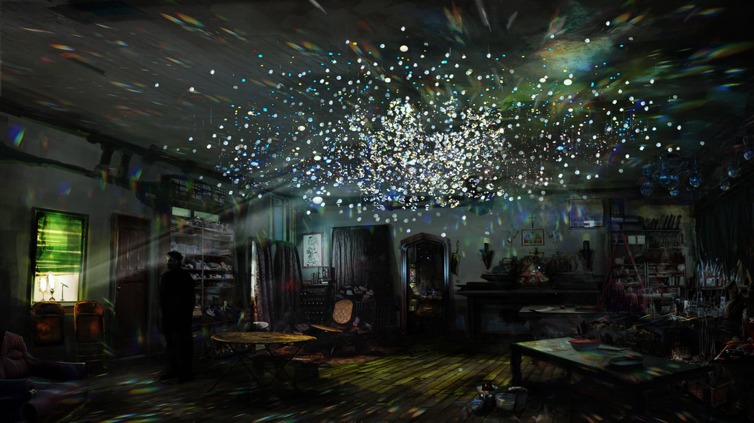Jie Zhou Apartment 215 Concept Art Key Art Jie Zhou