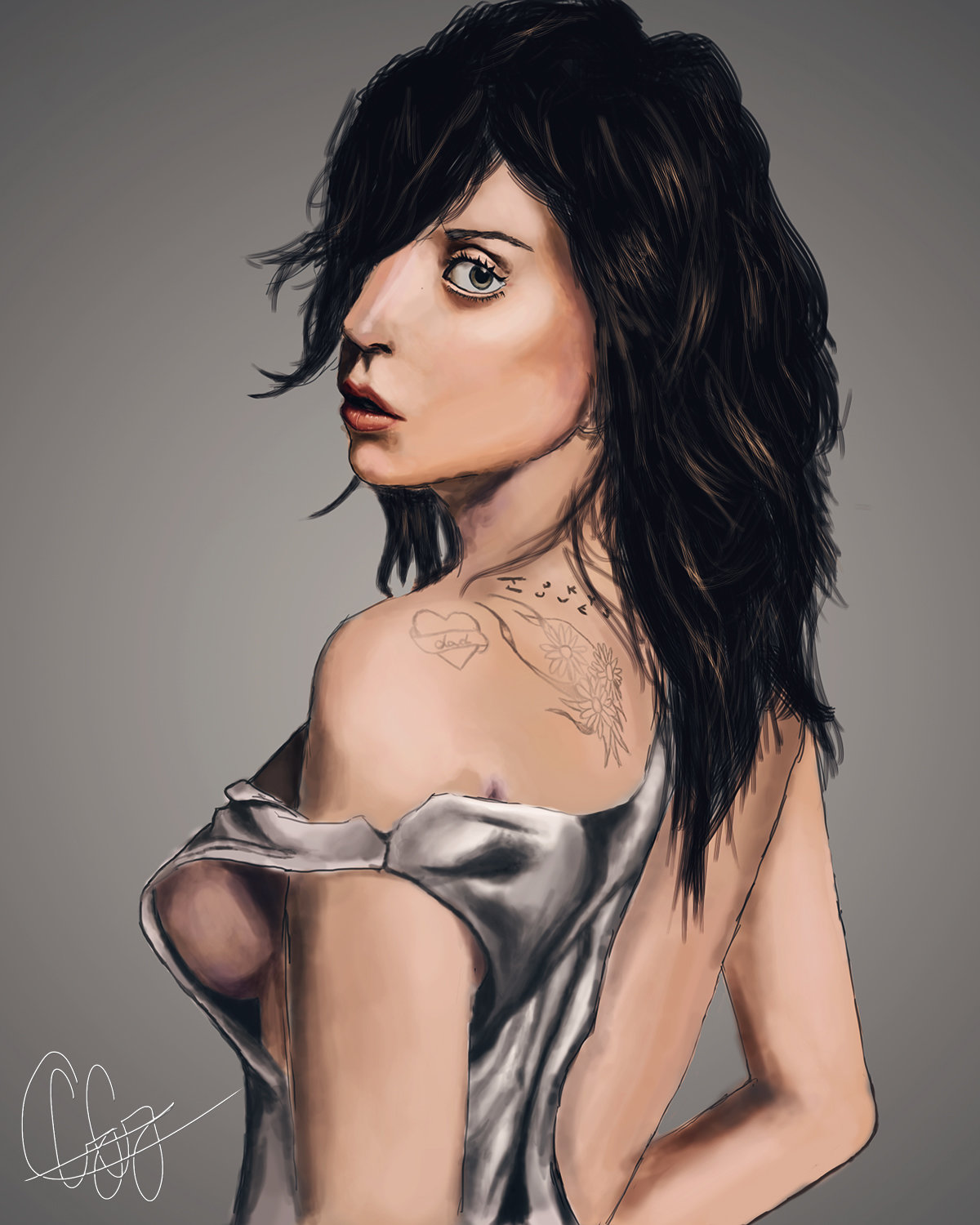 ArtStation - Lady Gaga feat. Side Boob