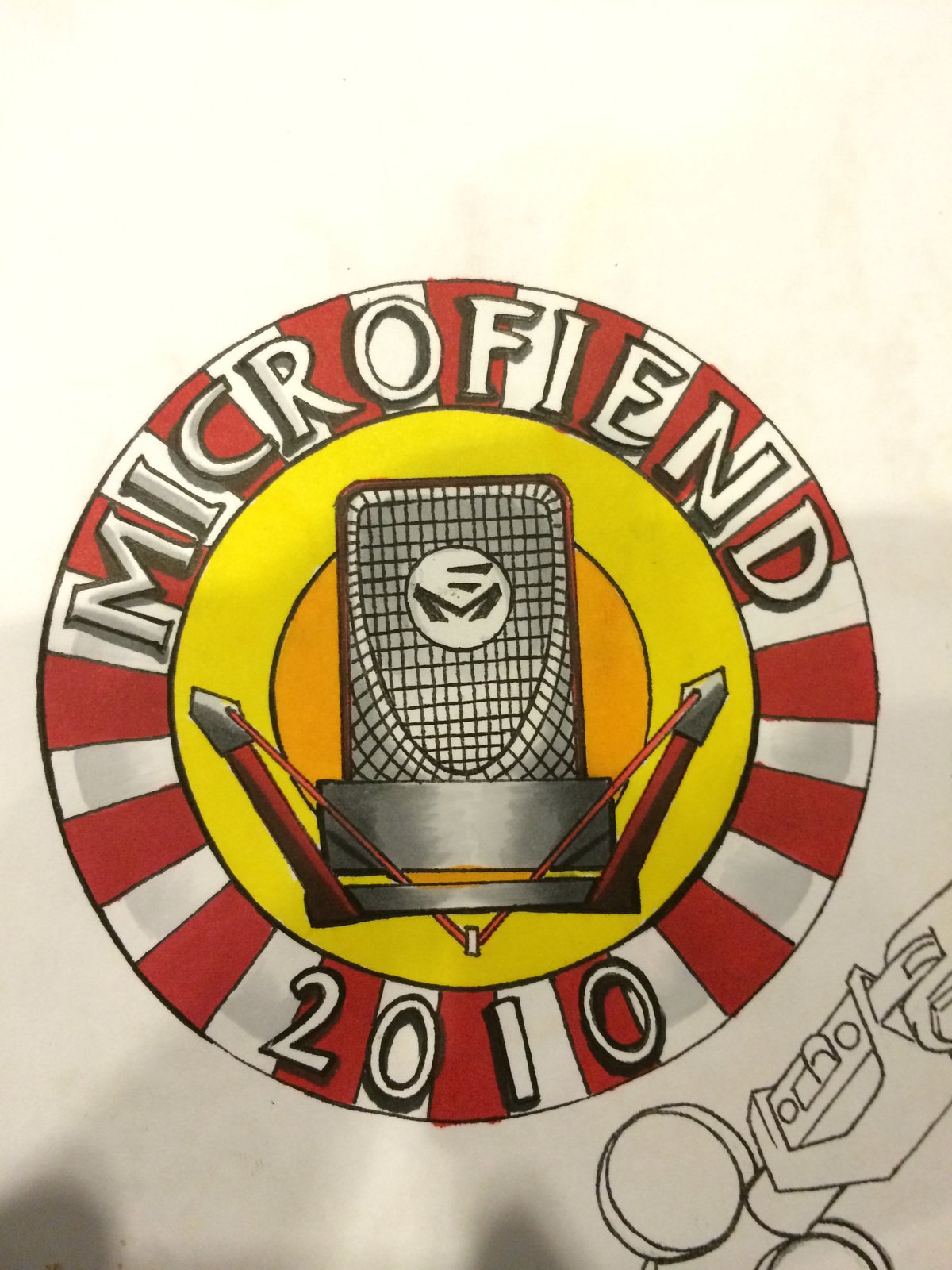 Sketch done by the client.
