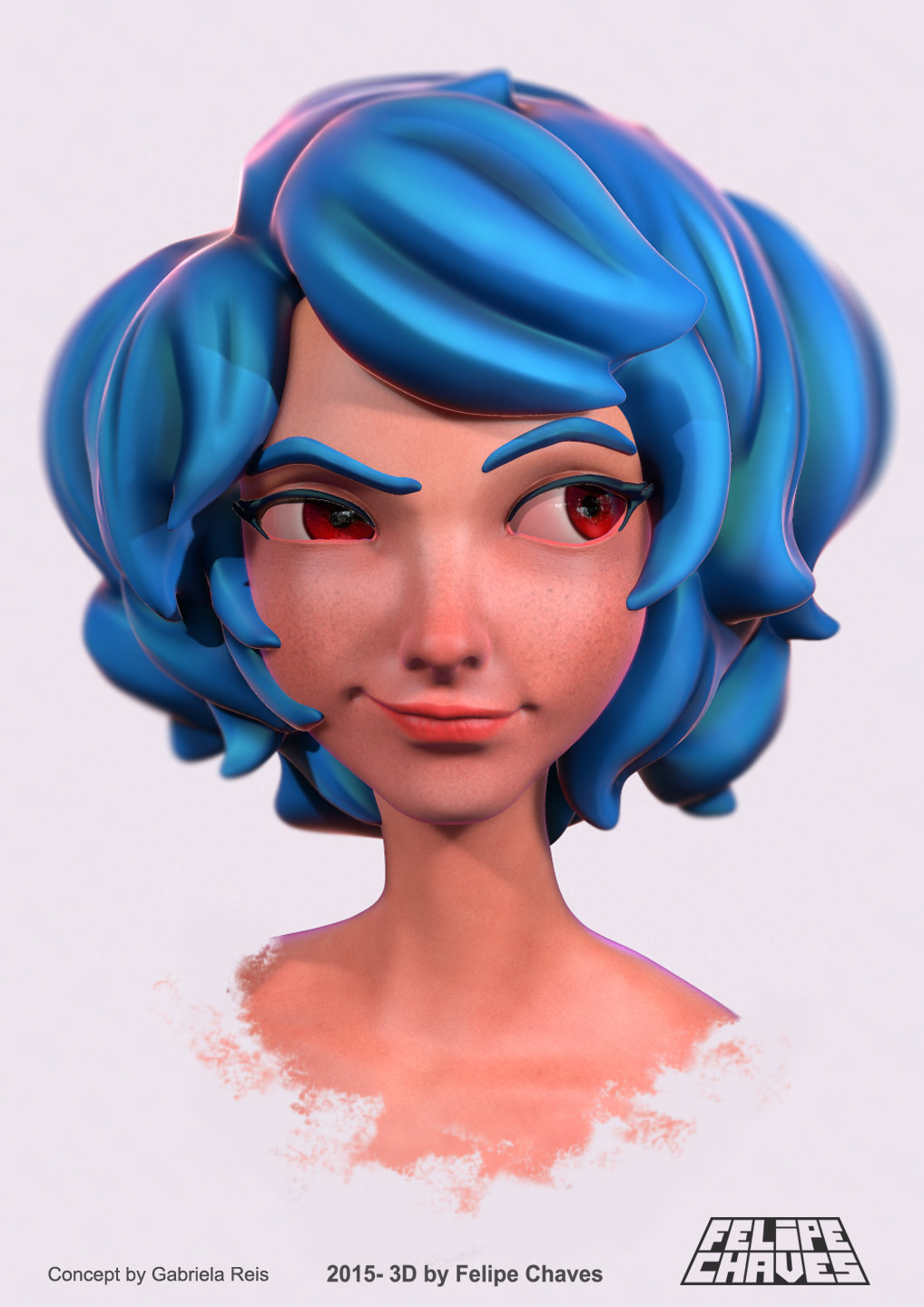 Jenny - Blue Hair Girl