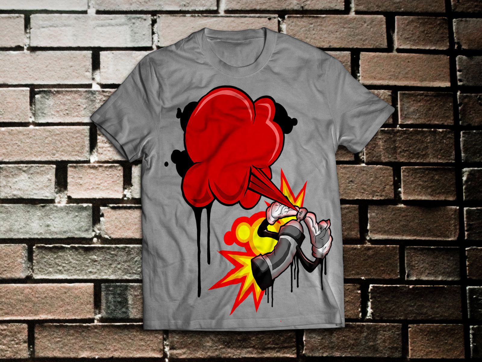 Graffiti Beam Shirt mockup