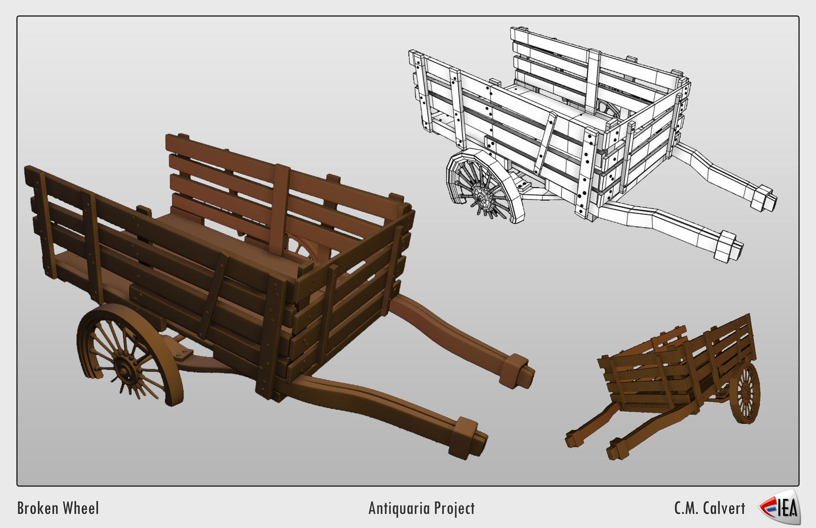 C Calvert Broken cart
