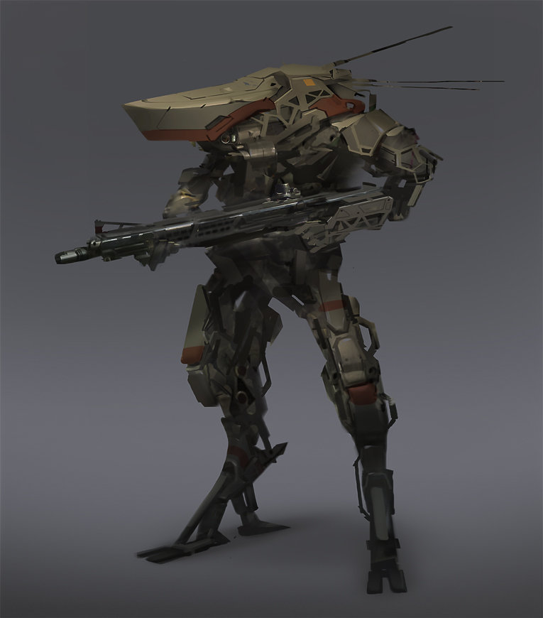 ArtStation - assault bot sketch