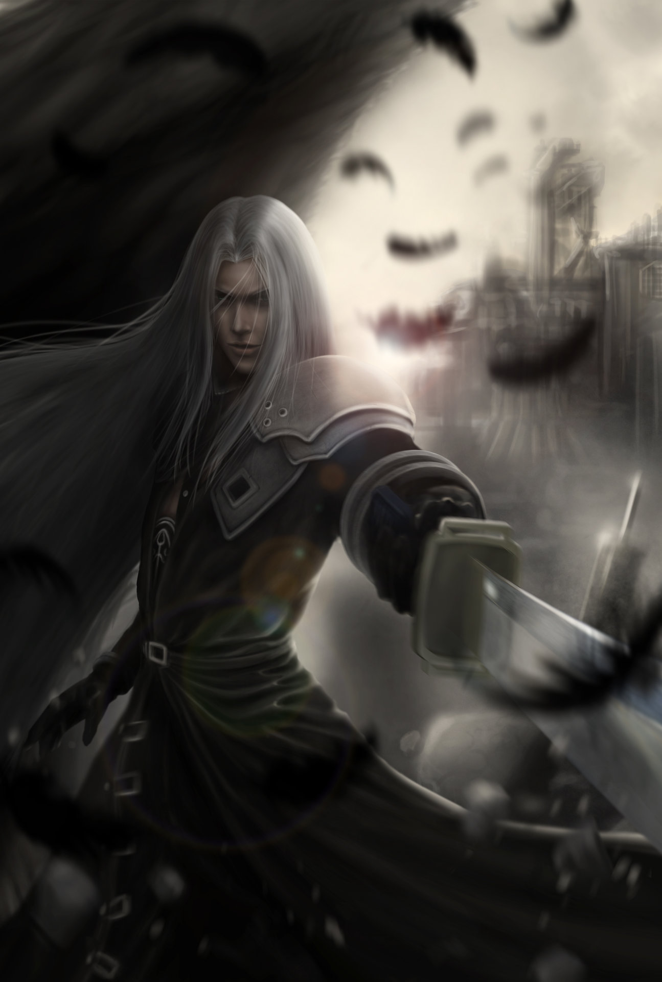 Artstation Ff7 Sephiroth Fanart Samuel Lee The perfect finalfantasy sephiroth ff7 animated gif for your conversation. ff7 sephiroth fanart samuel lee