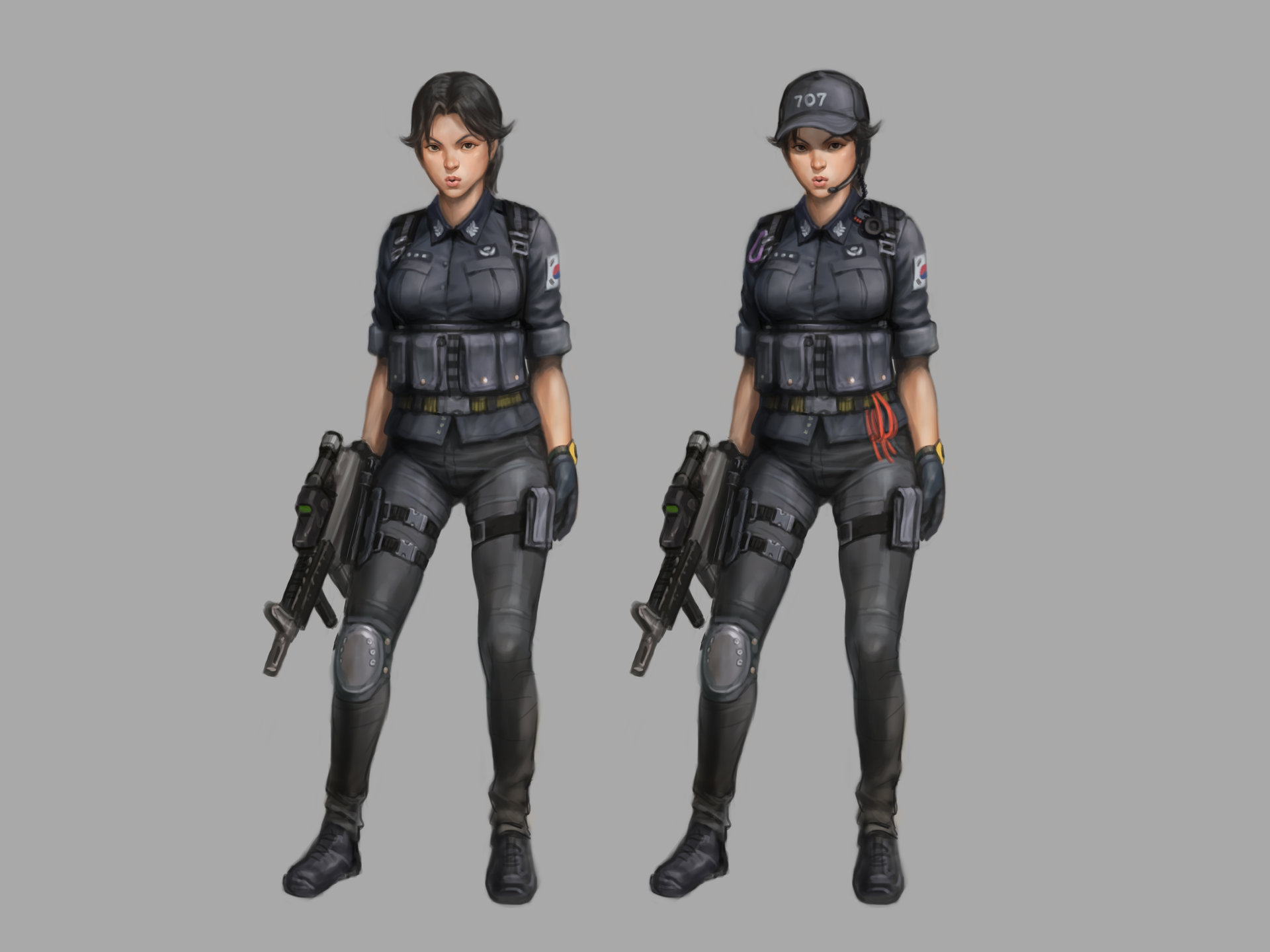 Sung wook kang special force character concept rok special forces 