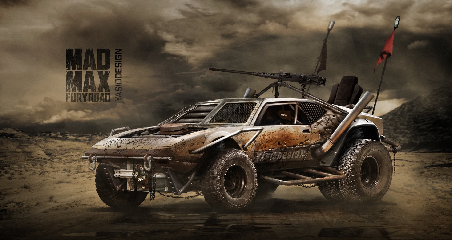 Artstation Detomaso Pantera Mad Max Fury Road Al Yasid