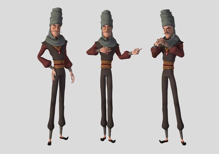 Textured and rigged
