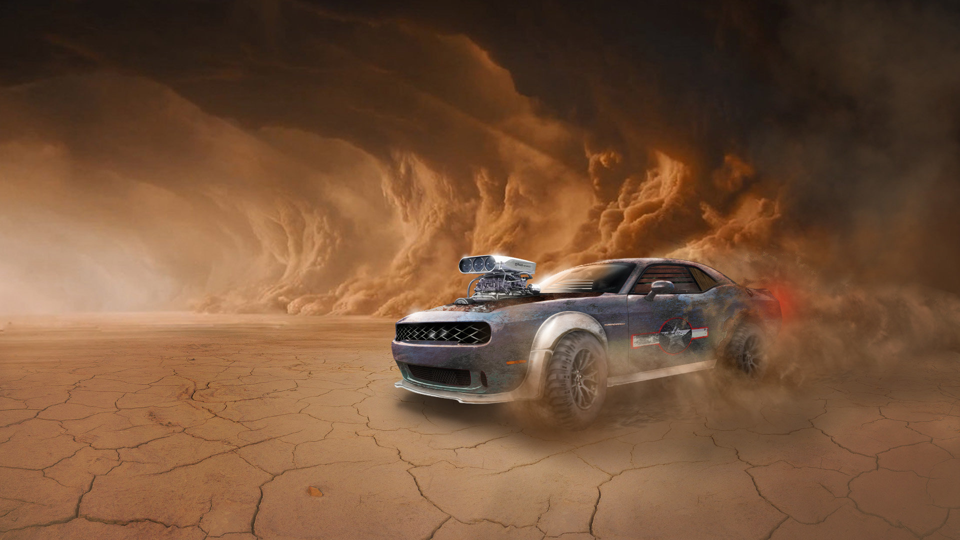 A 20Second Burnout in a 2015 Dodge Challenger SRT Hellcat