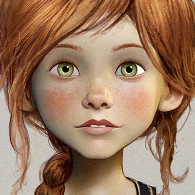 Felicie - Character design for the CG ANIMATION Ballerina - on the screen in 2017