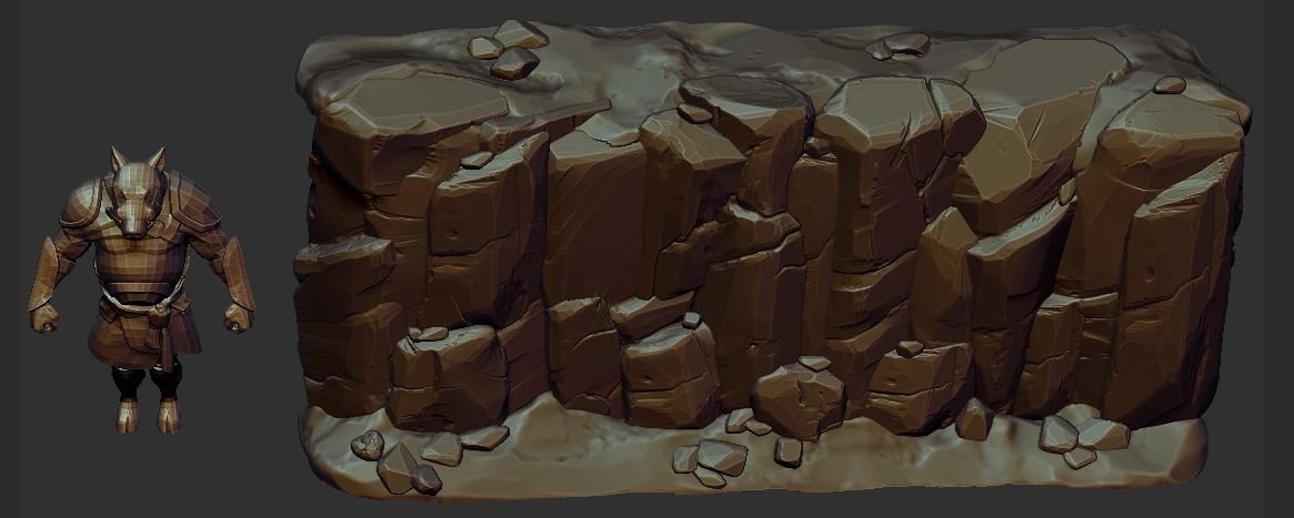 Zbrush high poly.