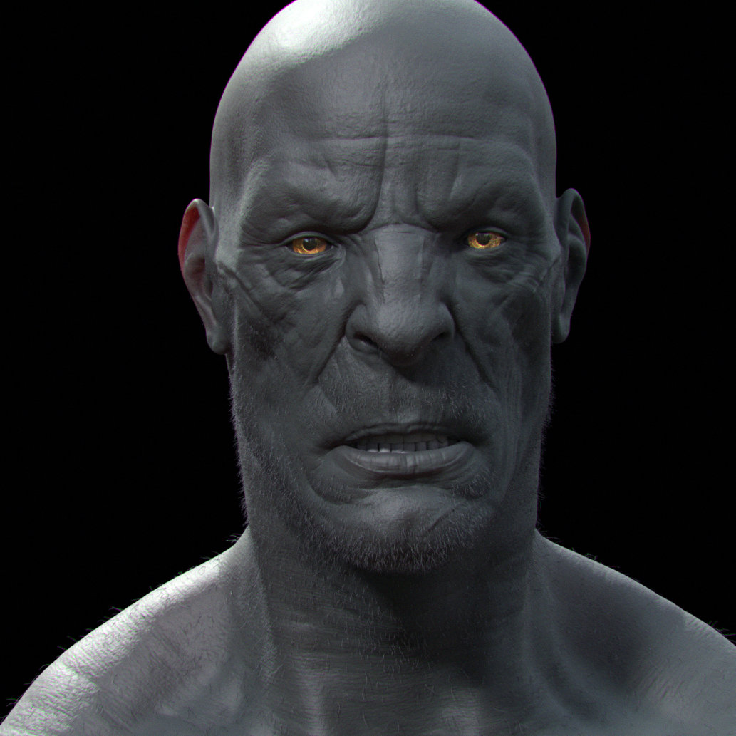 Artstation Q The Orc Wip Byungwhee Kim