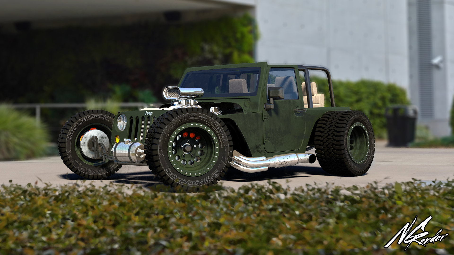 Jeep Wrangler hot Rod
