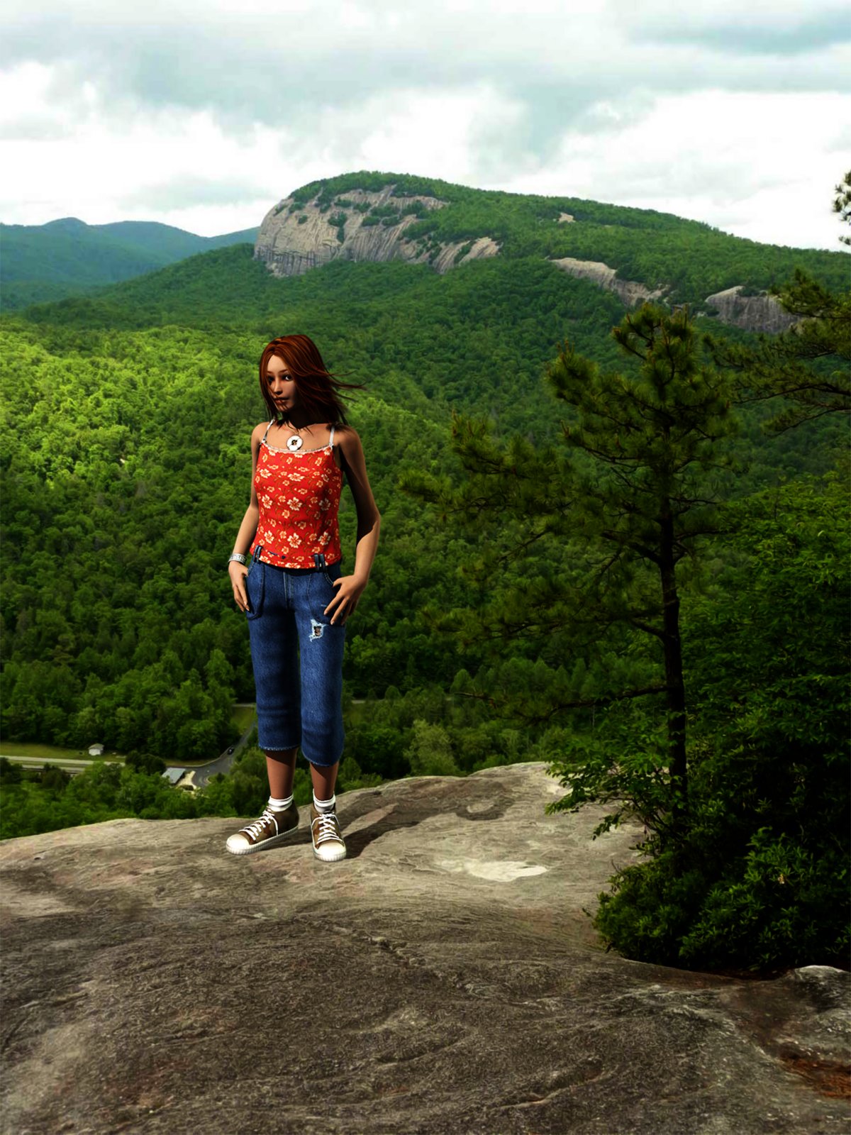 Ashley - At Looking Glass Rock