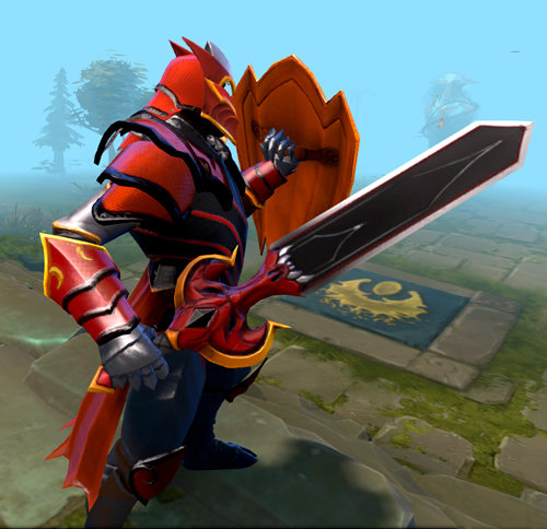 Dragon Knight sword for Dota 2