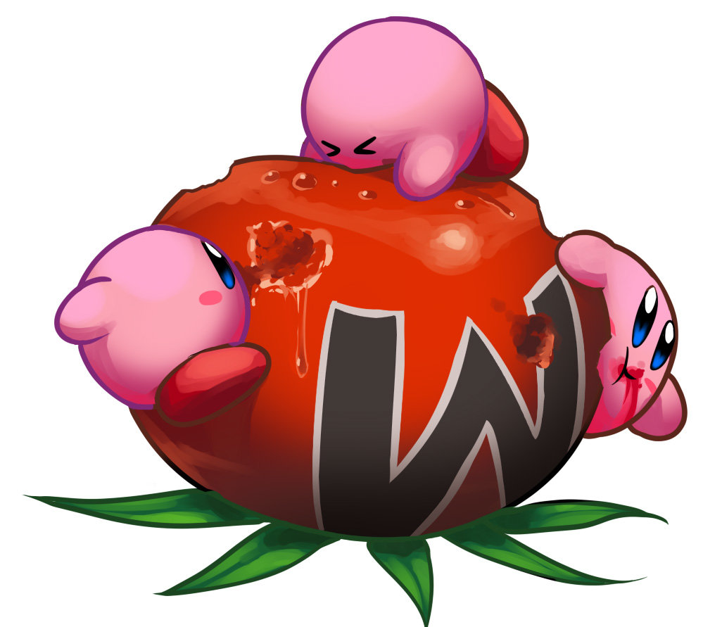 Kirby Eat Tomato