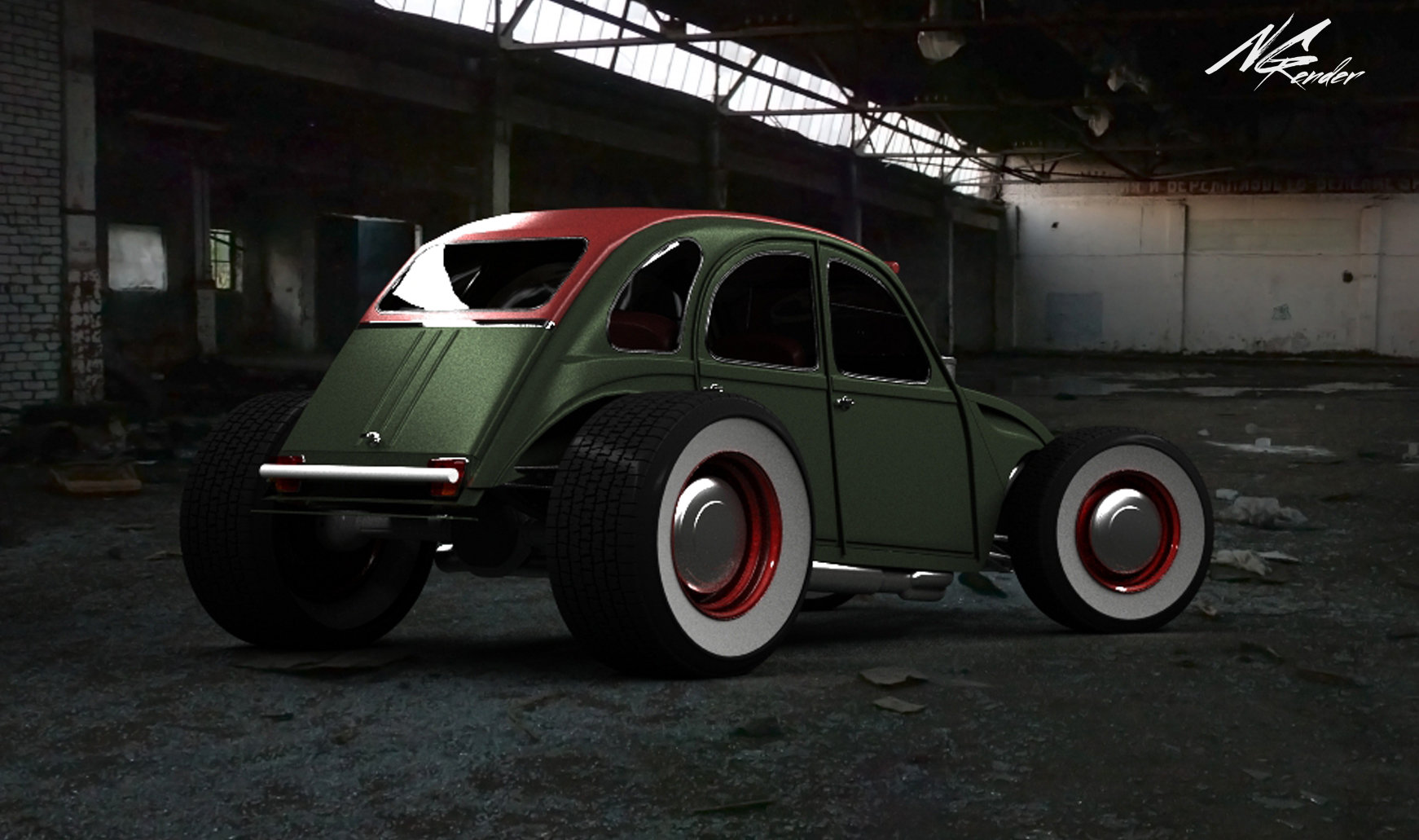 citroen 2cv hot rod project