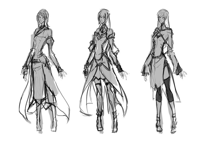Kenchee Chia Frost Sierra Female Character Design