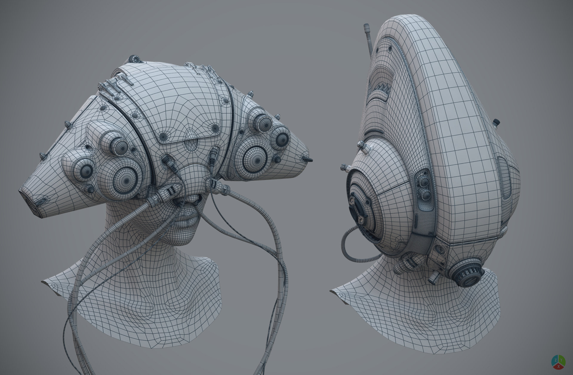 Artstation Sci Fi Helmets Eusphyra Pathfinder 3d