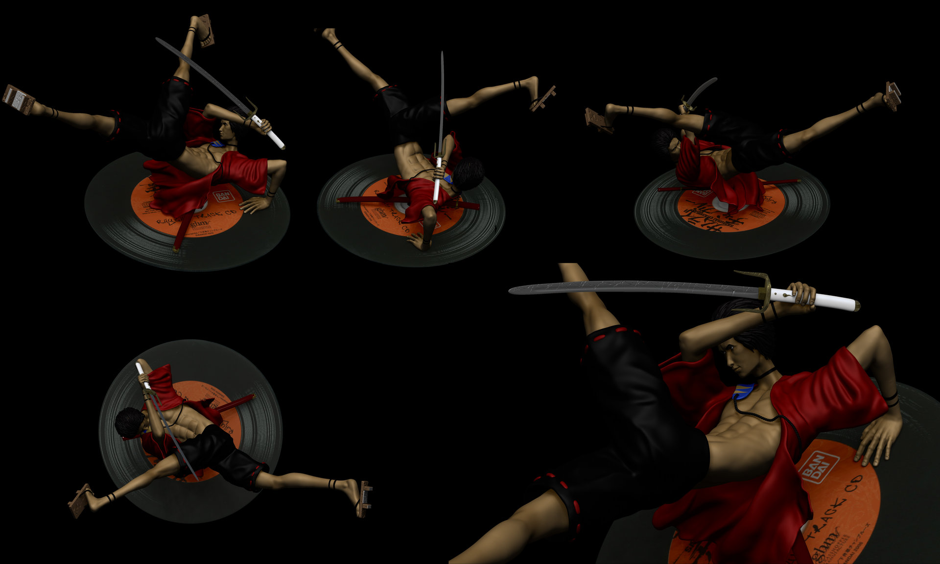 Artstation Mugen Fro Samurai Champloo Ed Rib