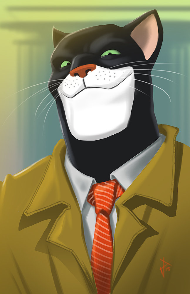 ArtStation - Blacksad Fan Art