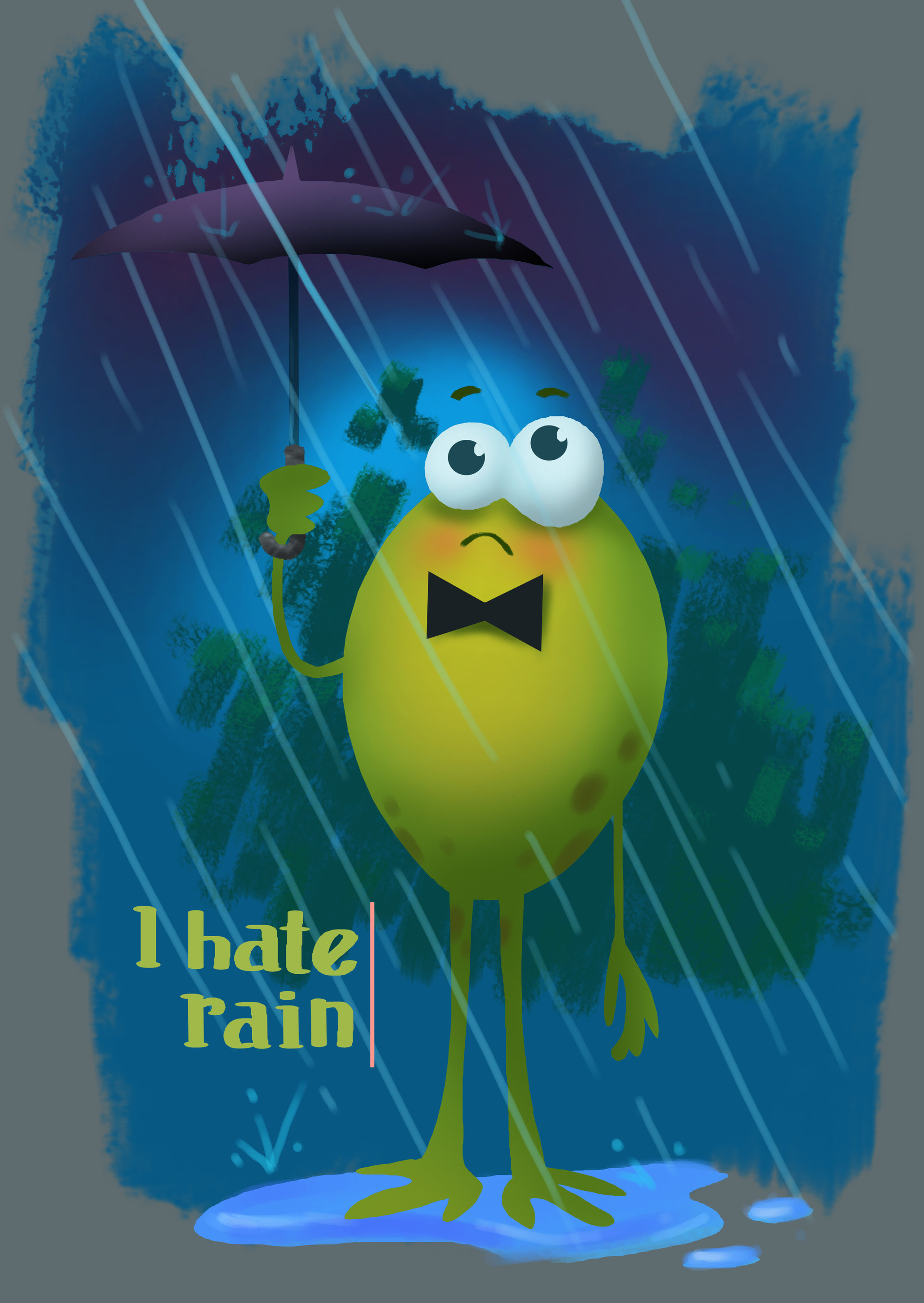ArtStation I hate rain