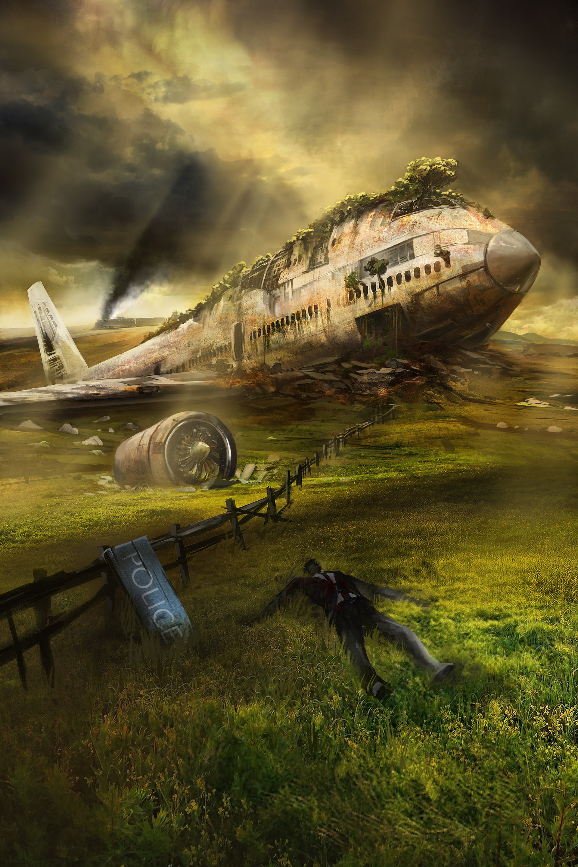 Artstation Plane Wreck Jeff Brown