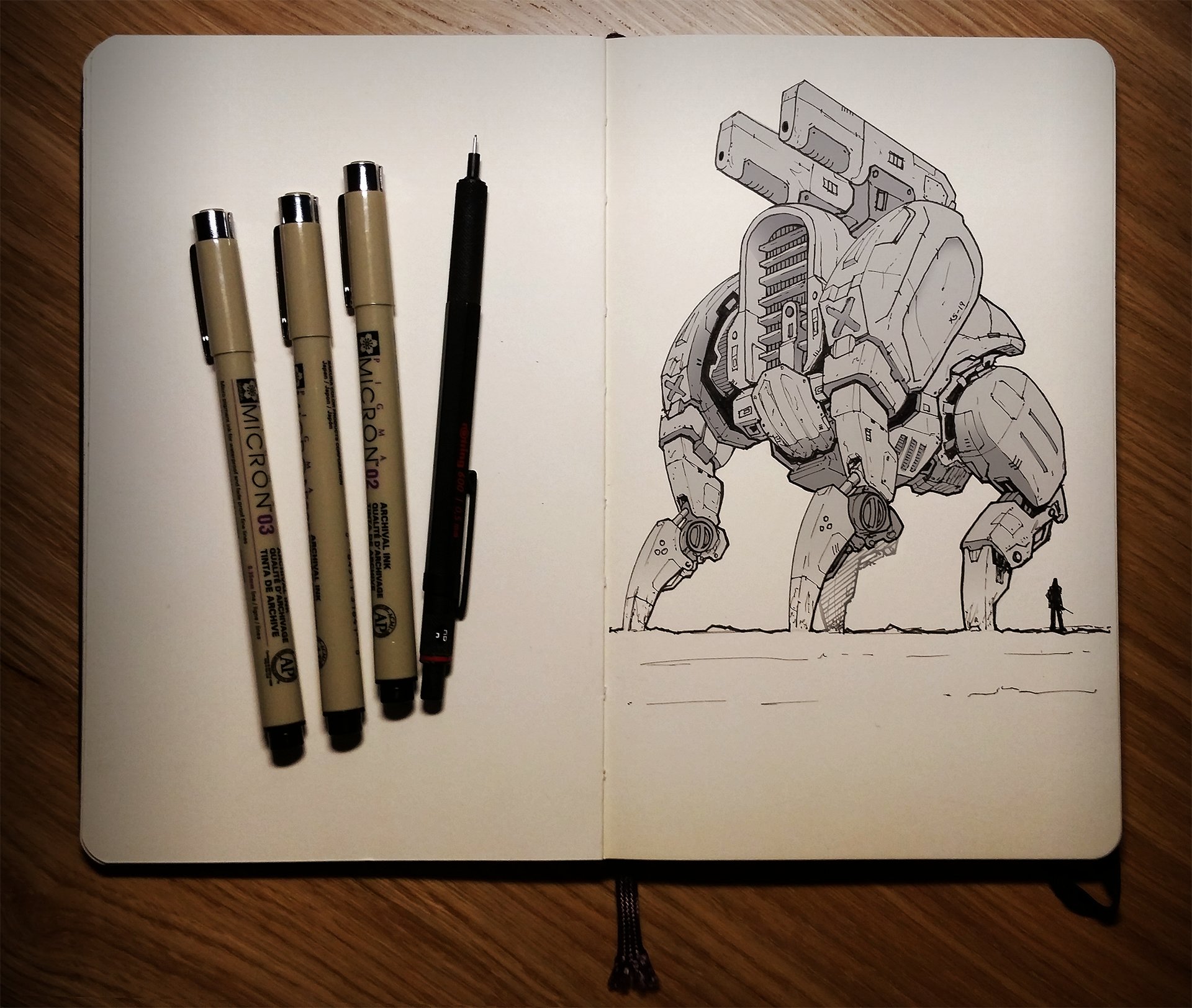 ArtStation Sketchbook Big Doge Mech