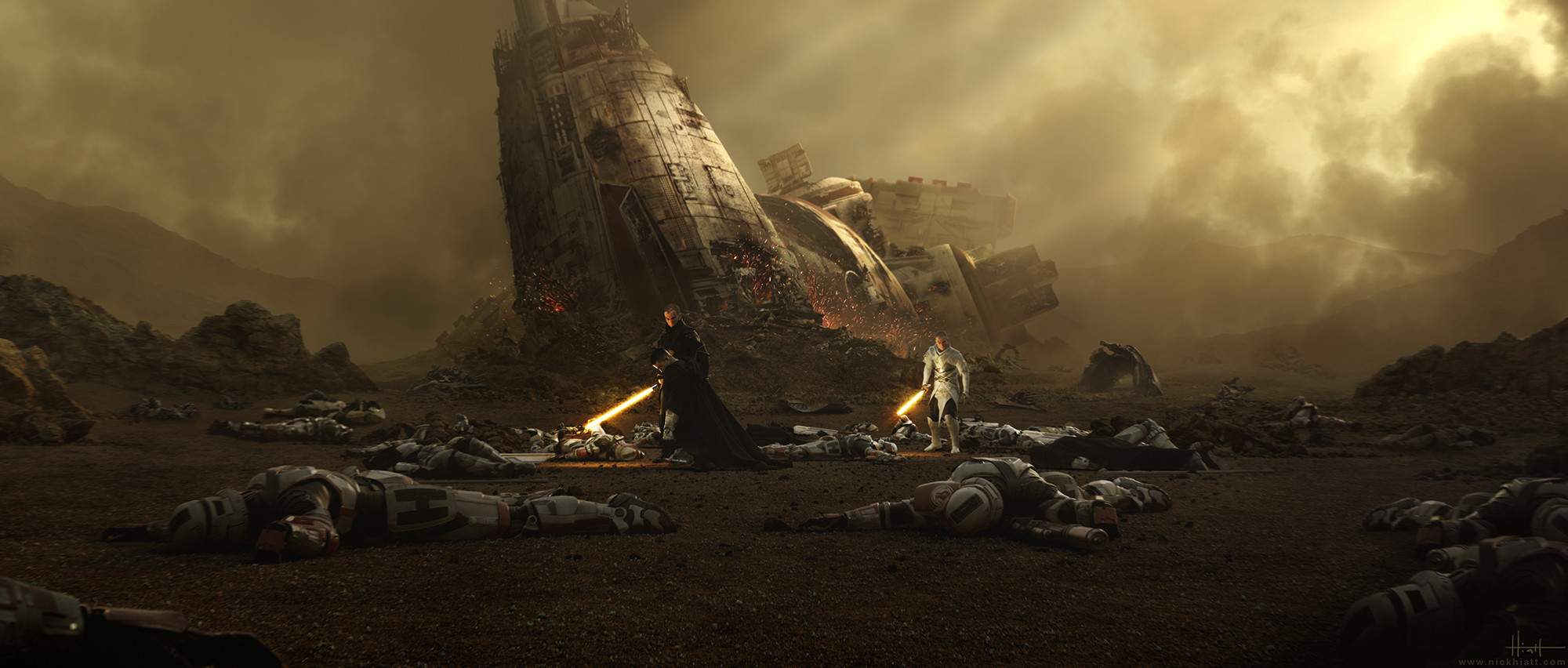 Star Wars :The Old Republic's Fallen Empire : Matte Painting