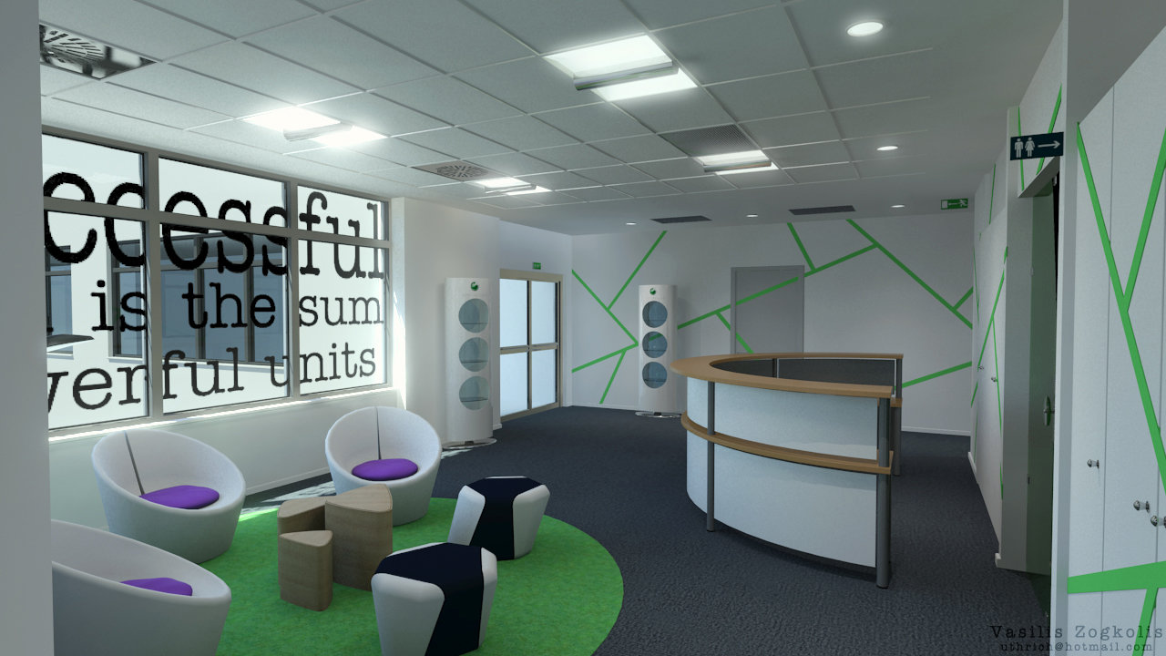 Sony Ericsson Lobby Interior Design