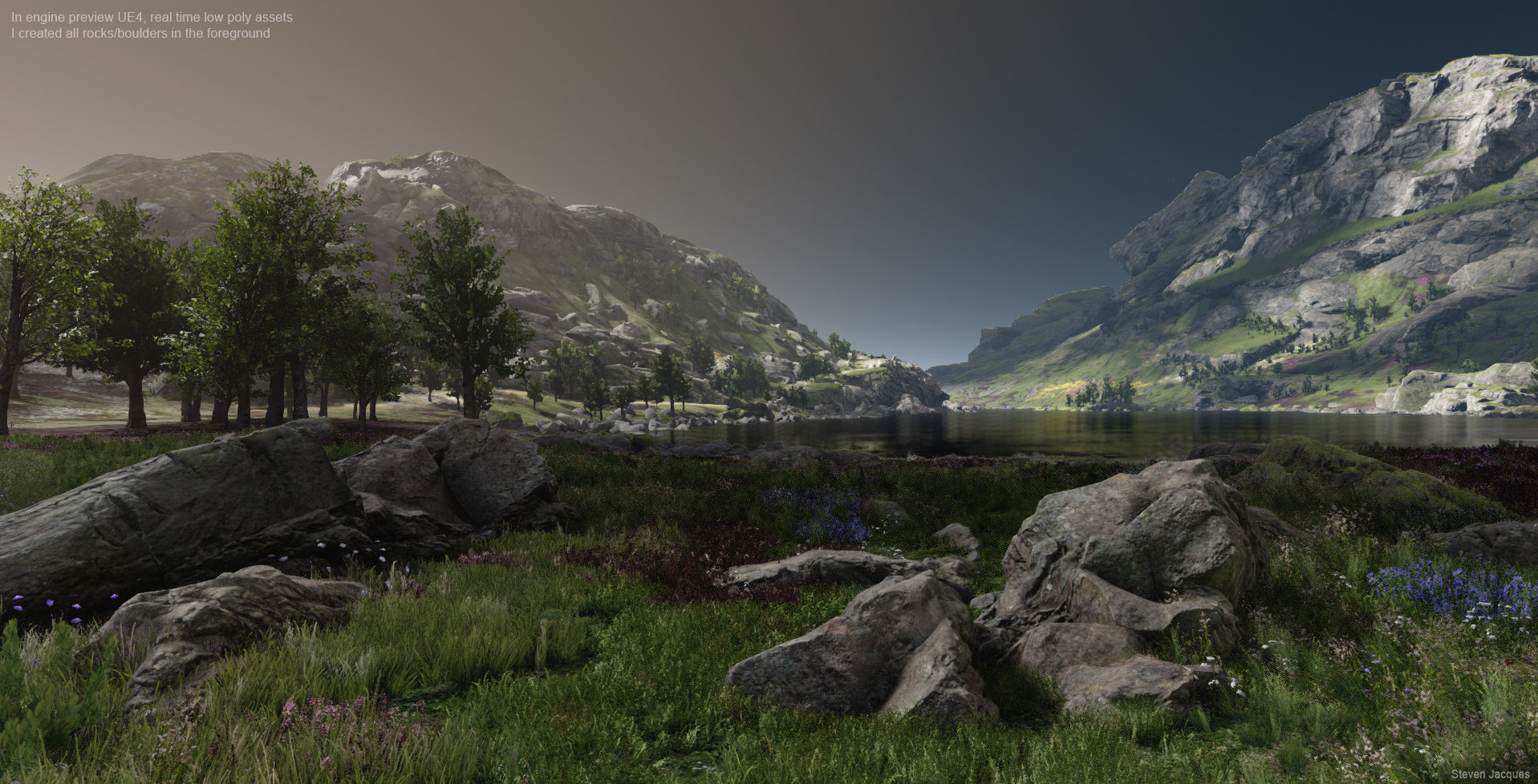 ArtStation - UE4 rocks and boulders