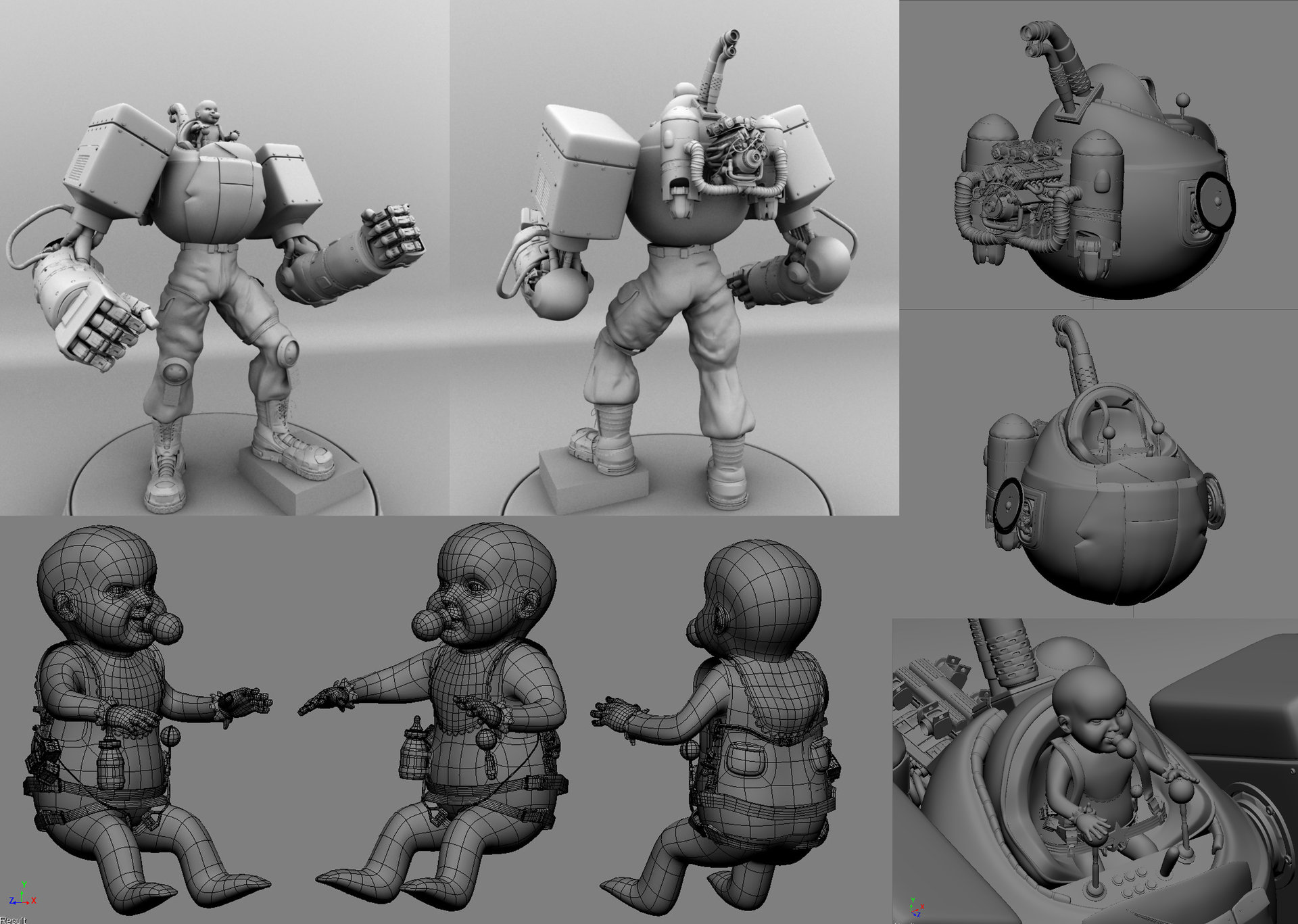 Artstation Baby Commando Helder Alves