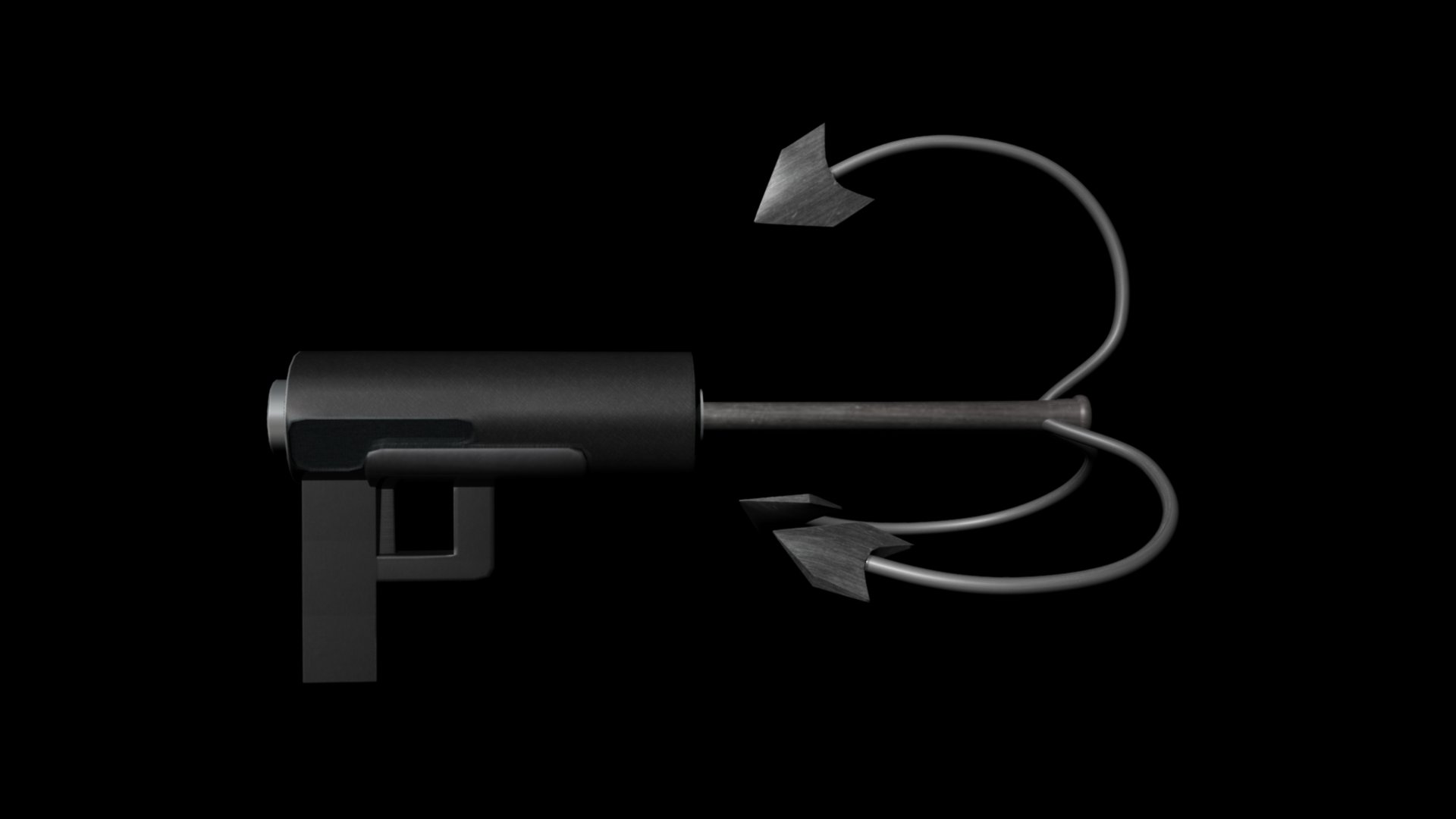 Rudy Harrelson II Grappling Hook Gun Toy