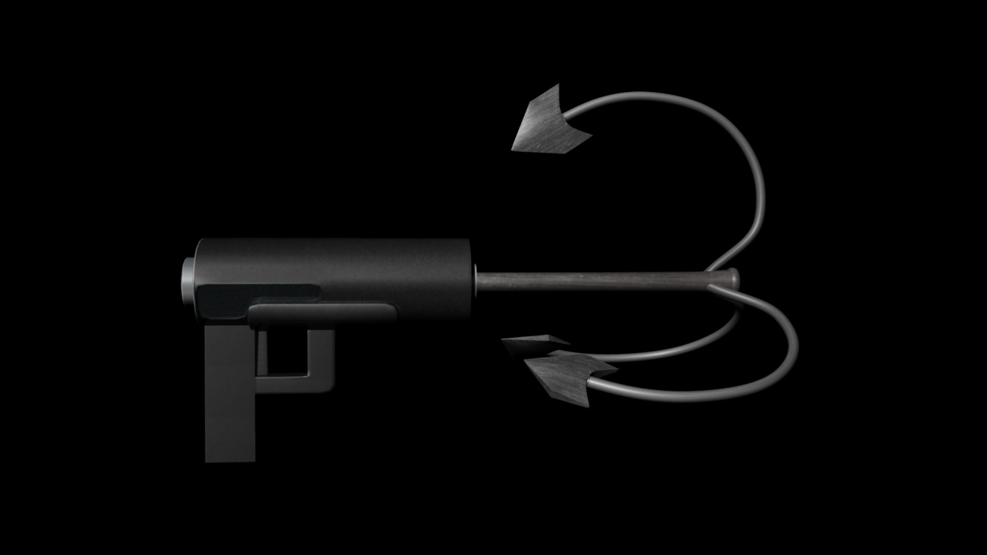 ArtStation - Grappling Hook Gun Toy