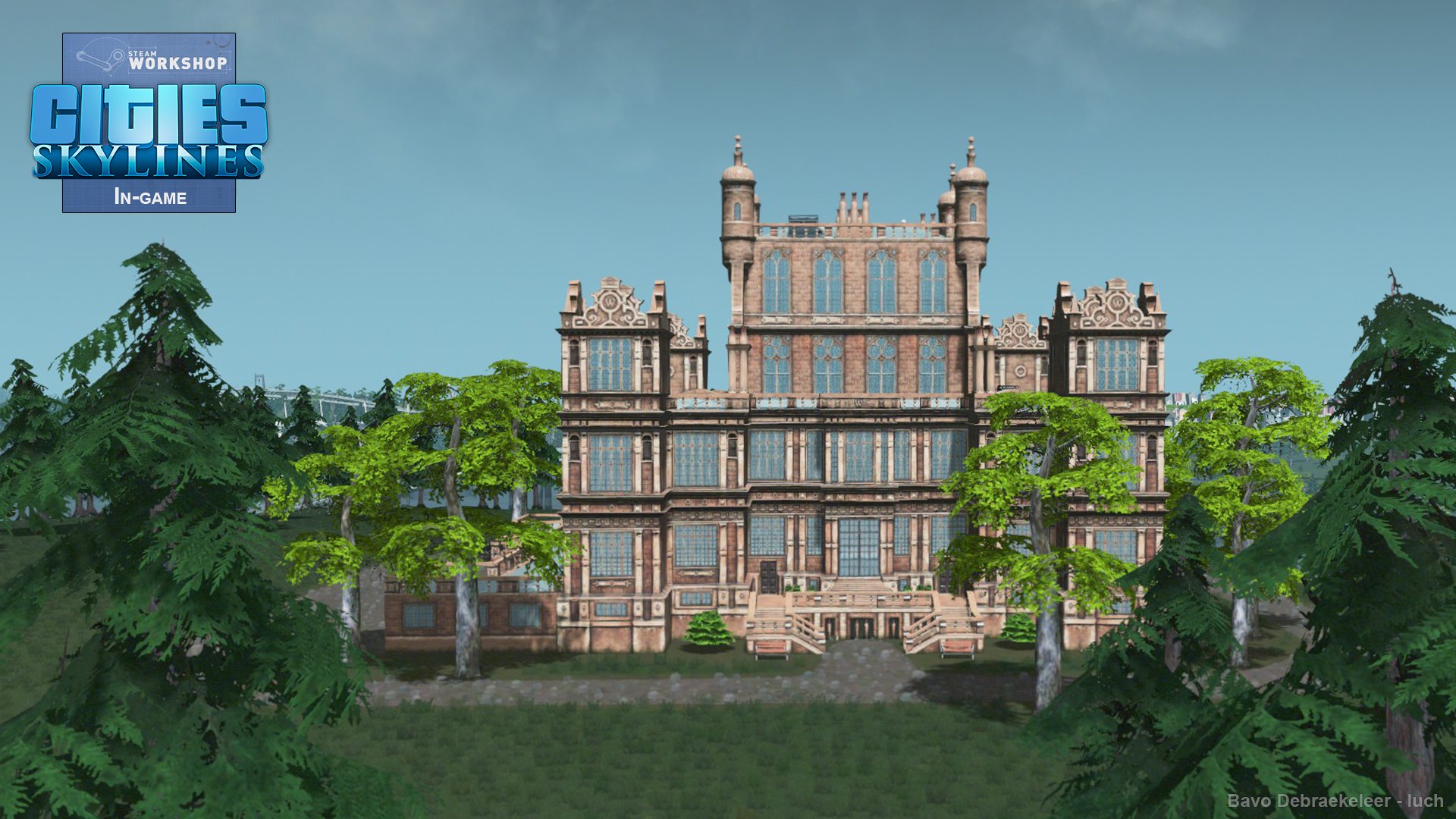 ArtStation Wayne Manor for Cities Skylines' Steam Workshop