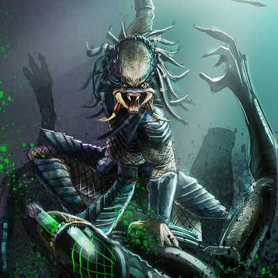 Alien vs predator anime