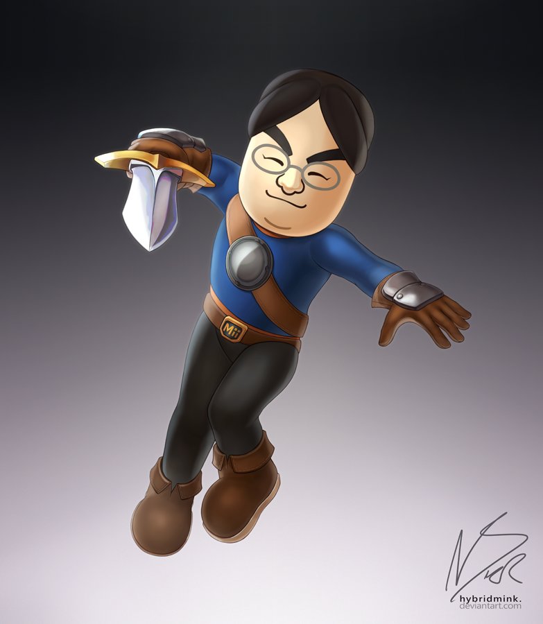 Alternate outfits I would like to see in Super Smash Bros Ultimate  Nick-savino-2015-iwata-mii-fighter