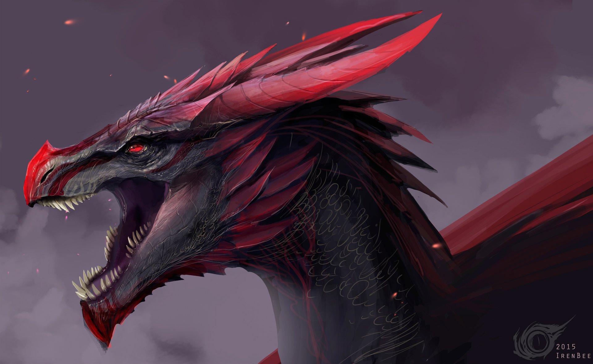 ArtStation - Dragon Viserion Vulom, Iren Bee