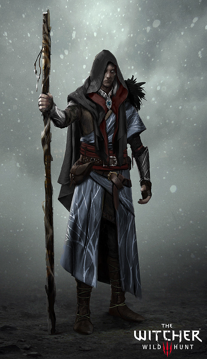 Artstation The Witcher 3 Avallac H Marek Madej
