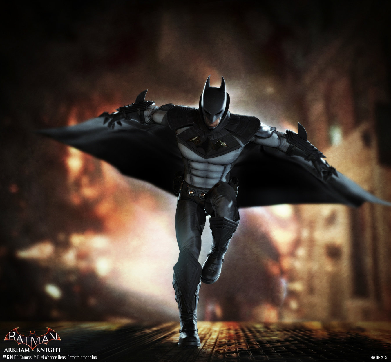 ArtStation - Batman Arkham Knight: Alternate Anime Batman Costume
