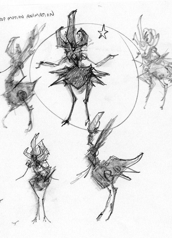 thumbnails. silhouette studies