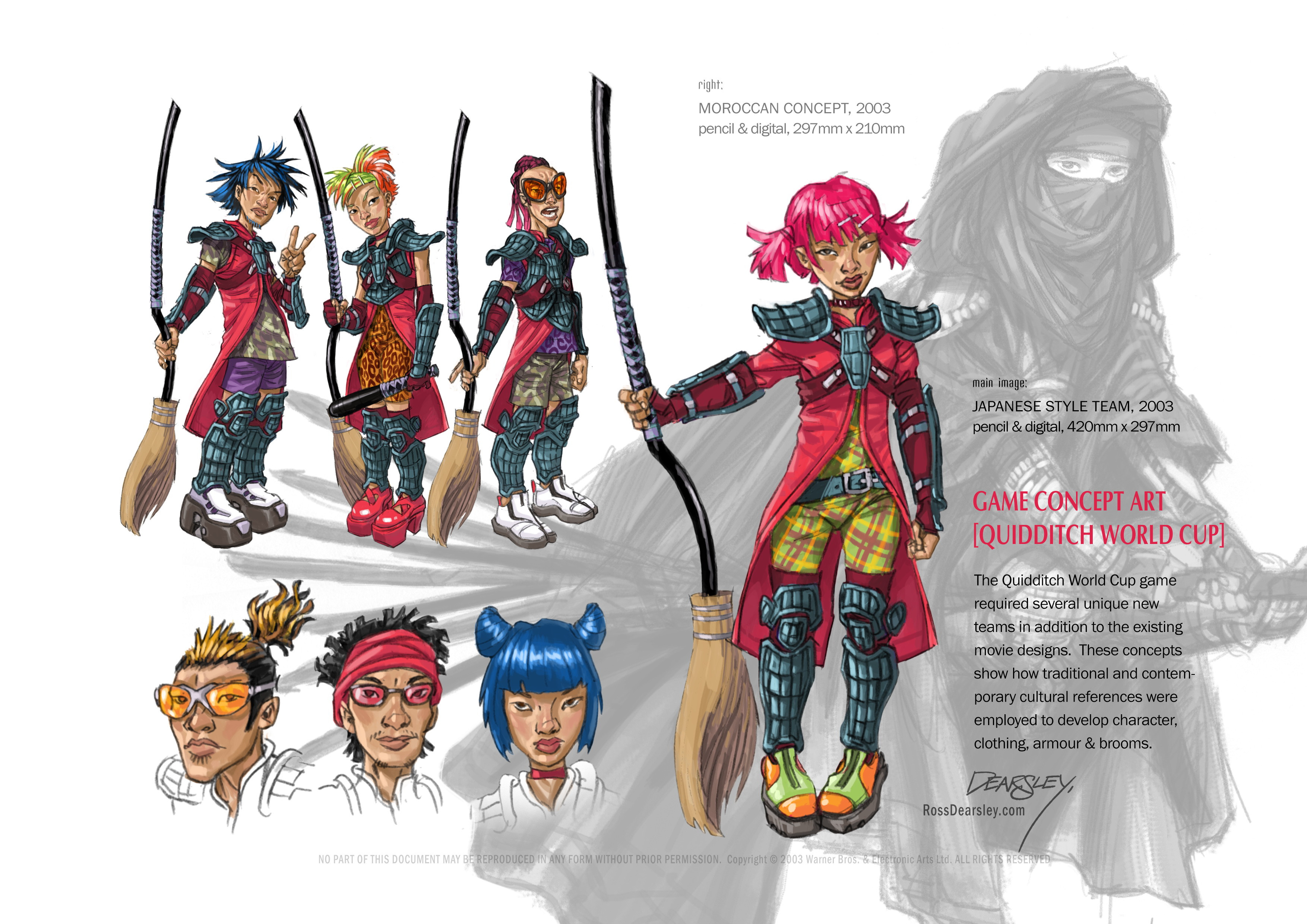 Artstation Quidditch World Cup Character Concepts Ross Dearsley