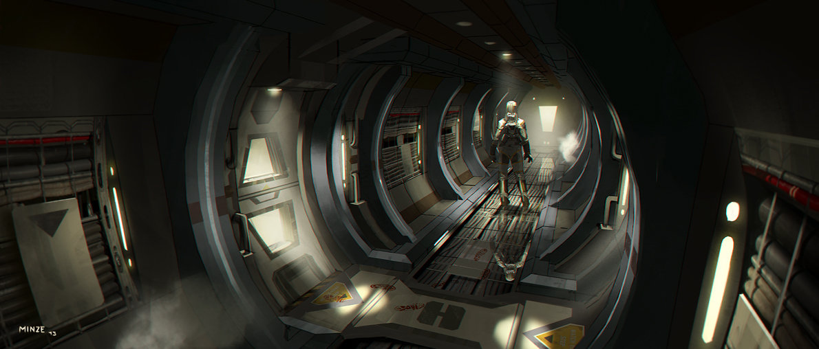 Дверь в космос. Рычаг космической двери. Abandoned Space Station. Sci Fi Corridor. Corridor 1