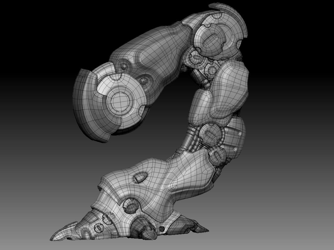 Hard surface base model.