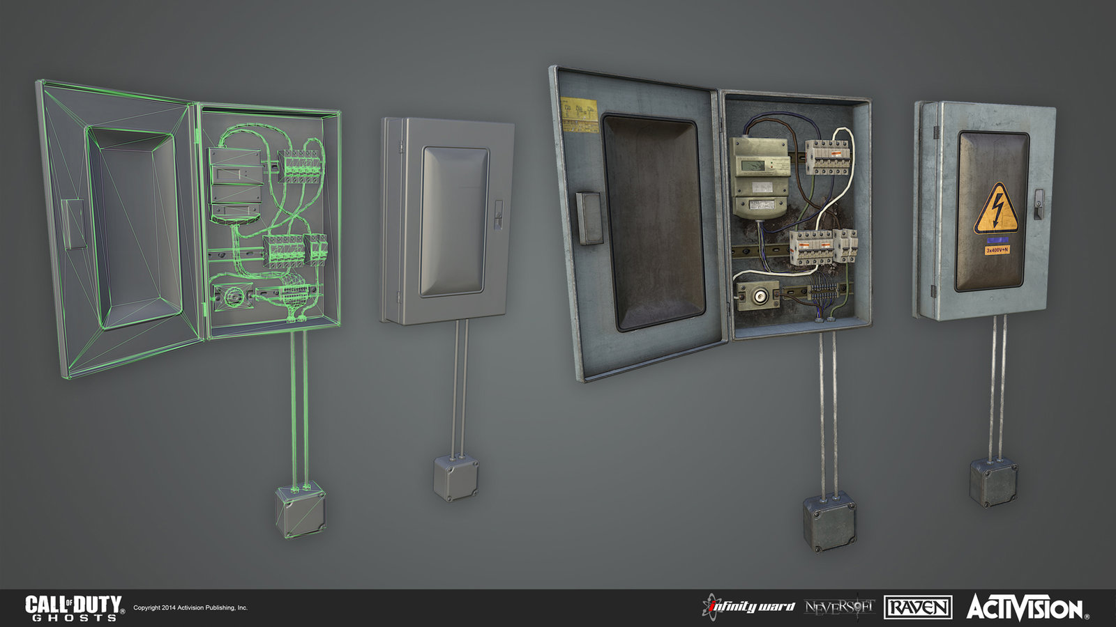 Destructible prop with clean and "destroyed" state.